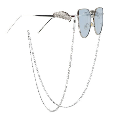 Silver Chain Necklace with Adjustable Length
