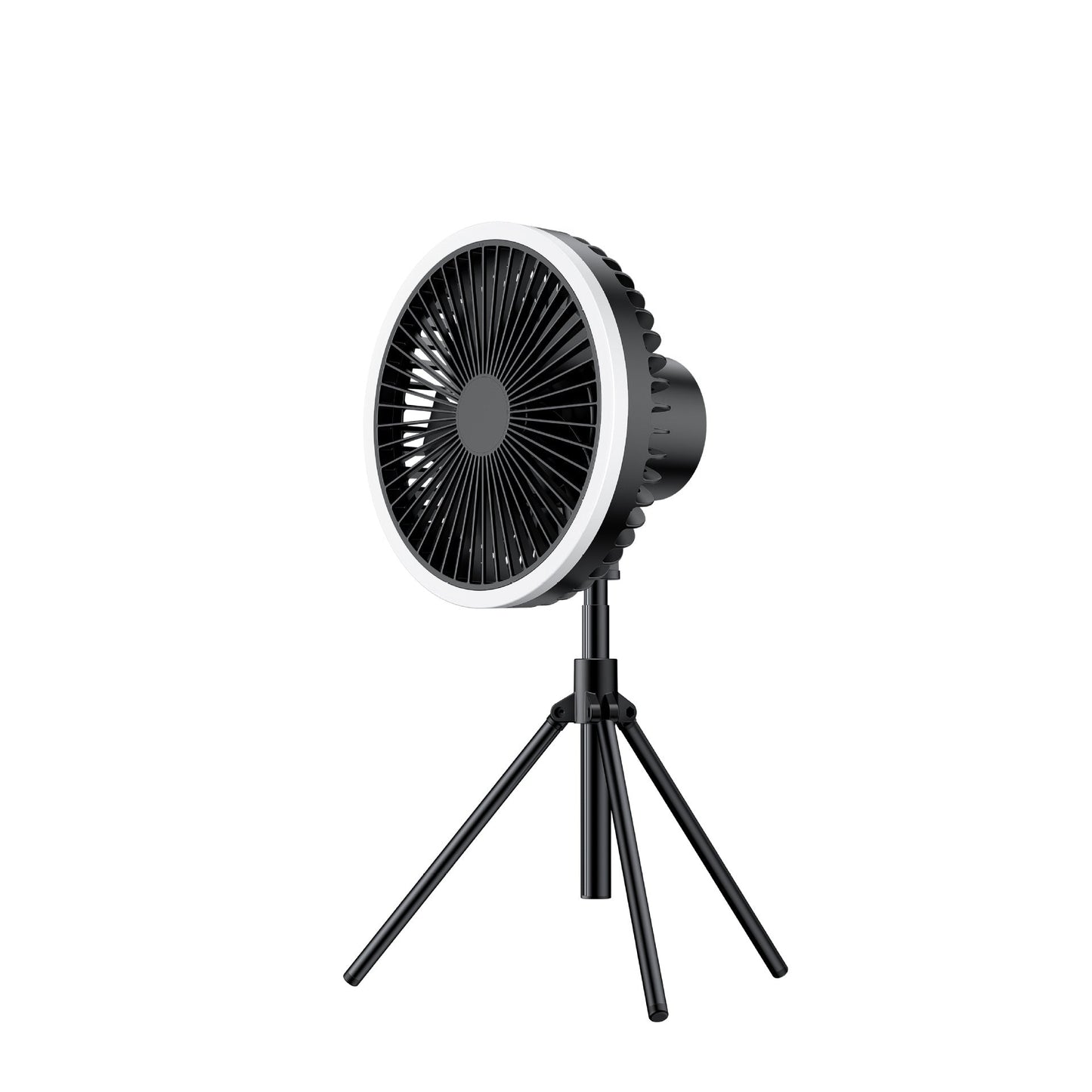 Height-Adjustable Stand Fan with Tripod Base