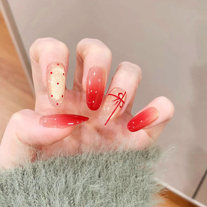 Glitter Nail Art Set with Ombre Design