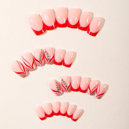 Rhinestone Nail Art Extensions – Creative Design