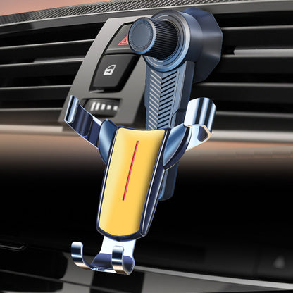 360-Degree Rotating Car Mount for Smartphones with Adjustable Air Vent Clip