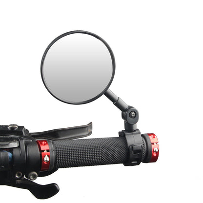 Swivel Arm Bicycle Handlebar Mirror – Wide Angle Convex Glass