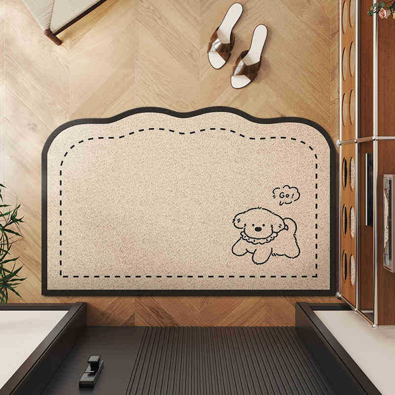 Charming Entrance Mat with Detective Theme