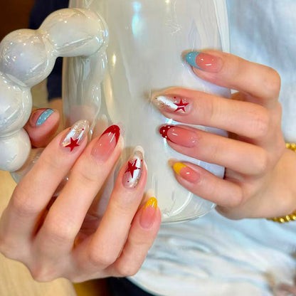 Glitter Nail Art Set with Ombre Design