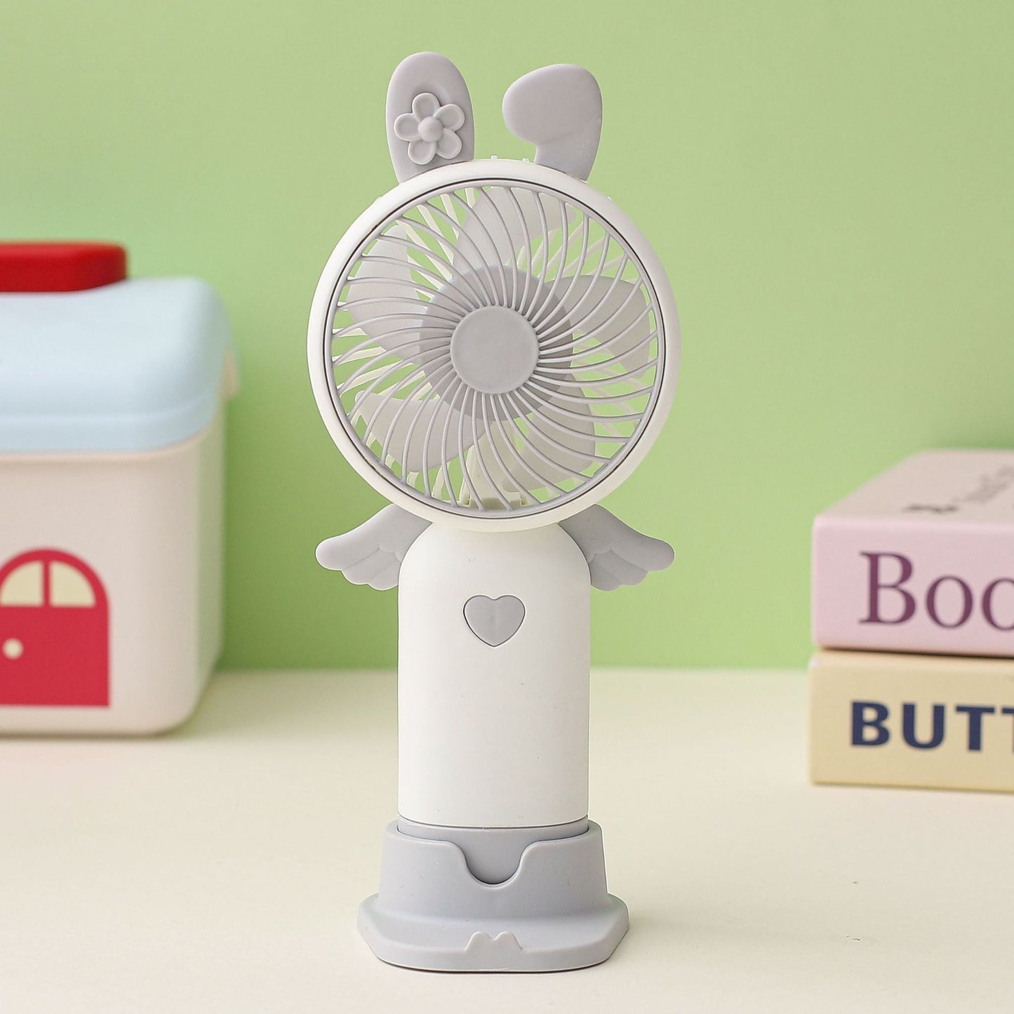 Portable Fan with Charming Character Design