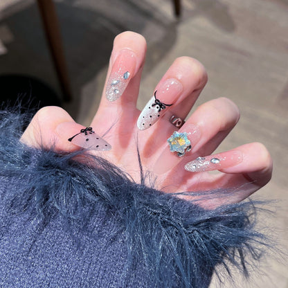 Set of 3D Decorative Press-On Nail Art
