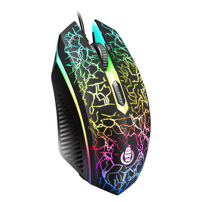 Gaming Accessory Bundle: Illuminated Keyboard, Precision Mouse, Headset & Pad