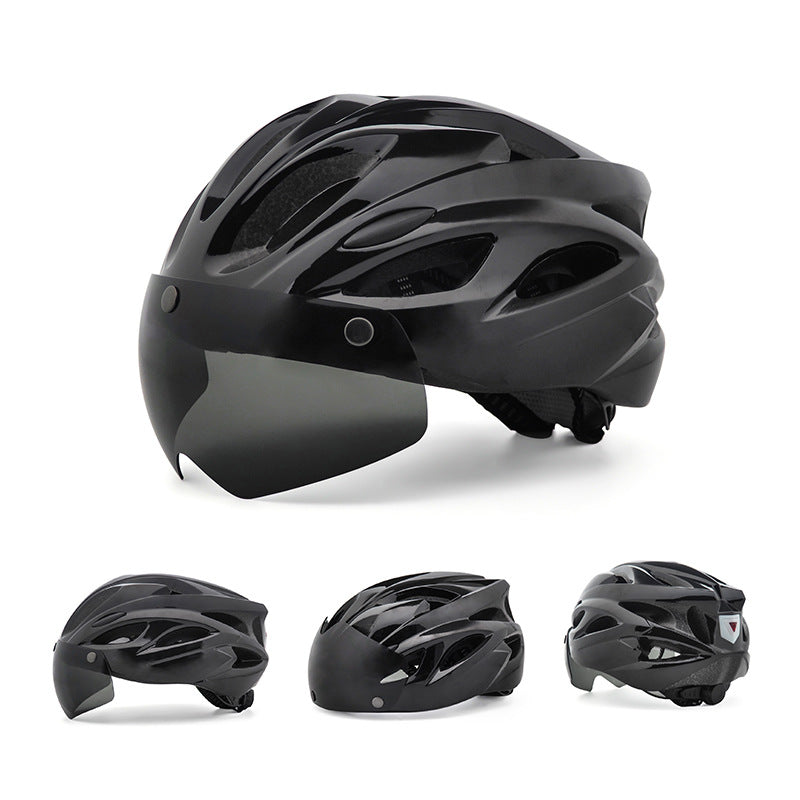 Cycling Helmet with Built-in Visor – Aerodynamic Design
