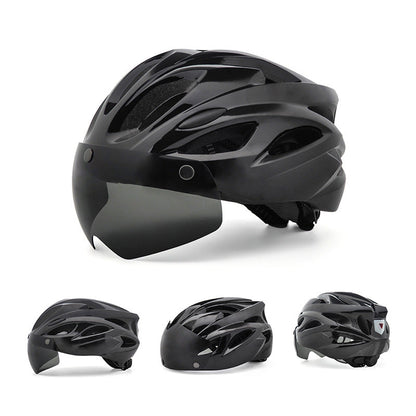 Cycling Helmet with Built-in Visor – Aerodynamic Design
