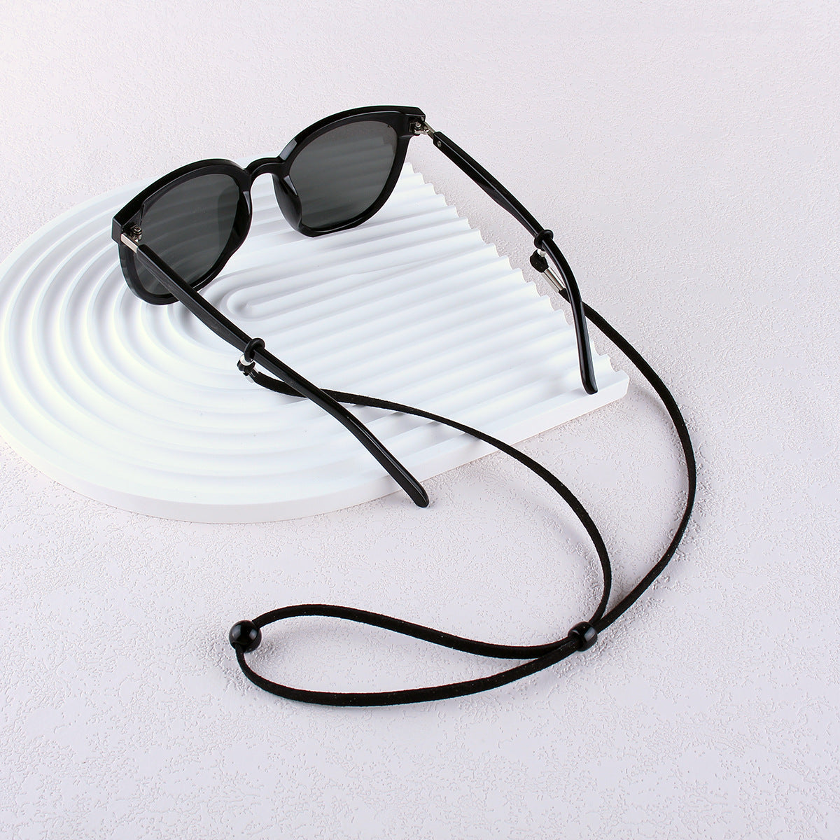 Eyewear Retainer with Adjustable Cord