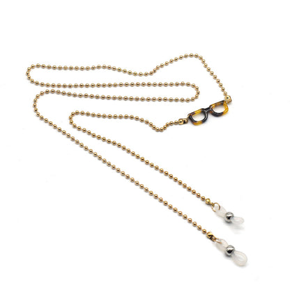 Silver Eyewear Chain with Adjustable Length