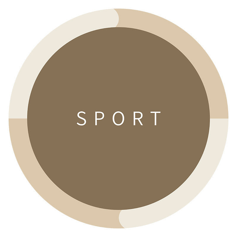 Sports-Inspired Abstract Area Rug for Playrooms