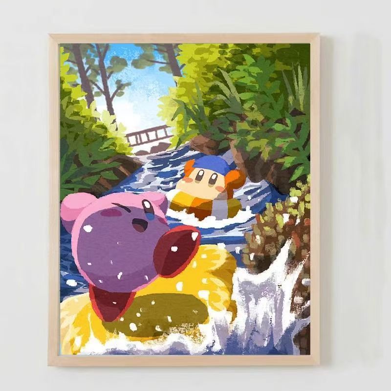 Adventure-Themed Wall Art Featuring Animated Characters