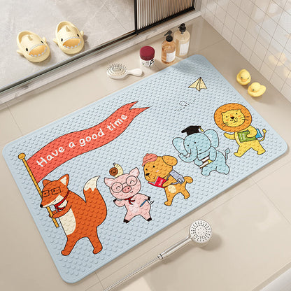 Decorative Bath Mat with Animal Designs