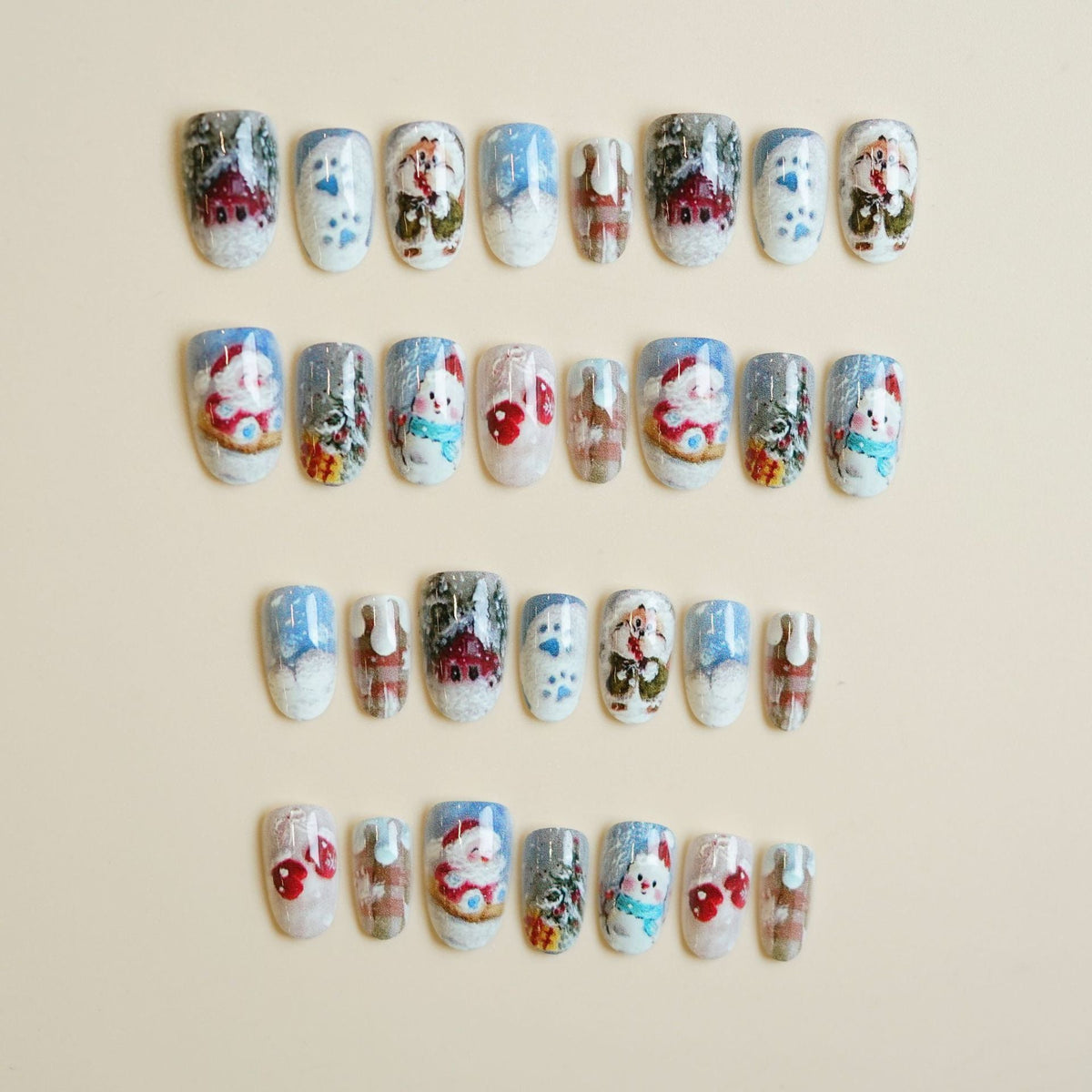 Artistic Press-On Nail Set