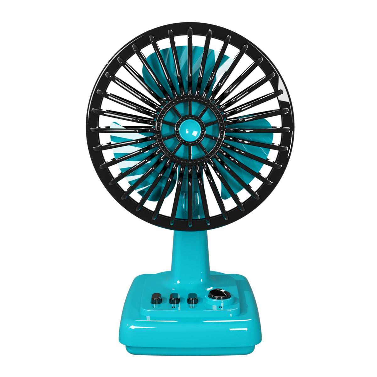 Oscillating Desk Fan with Adjustable Height