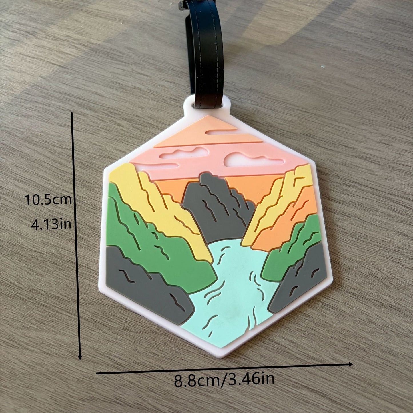 Travel Bag Identifier with Adventure Design
