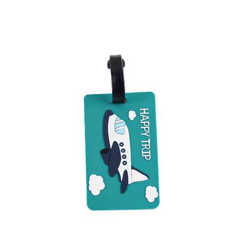 Luggage Tag with Airplane Design