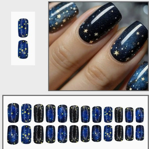 Galaxy-Inspired Nail Art Design Kit