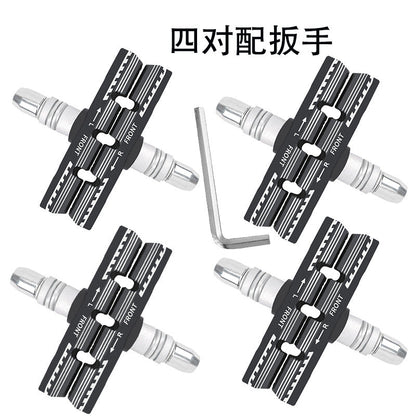 Set of Adjustable Bicycle Brake Pads
