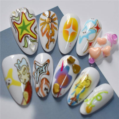 Artistic Design Press-On Nail Kit - Themed Collection