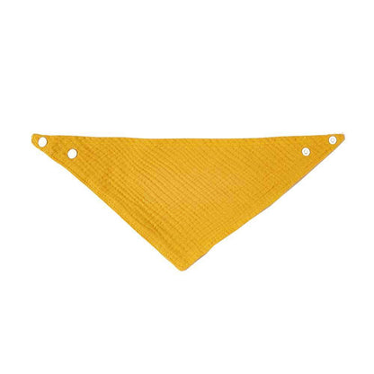 Cotton Bandana Bibs with Adjustable Fit