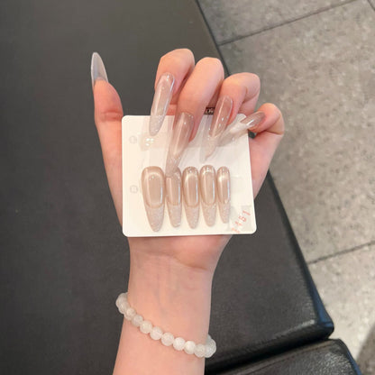 Charming Patterned Press-On Stiletto Nail Set