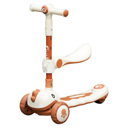 Animal-Inspired Ride-on Kick Scooter for Kids