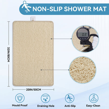 Comfort Mat for Showers – Absorbent Bath Floor Mat