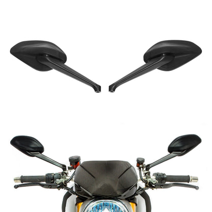 Motorcycle Rearview Mirrors with Adjustable Features