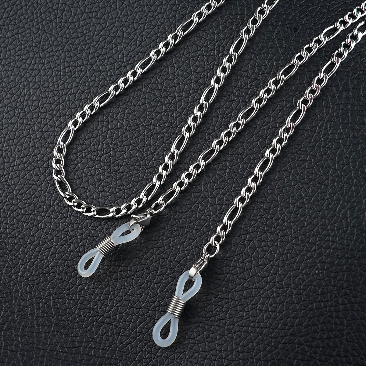 Silver Chain Necklace with Adjustable Length