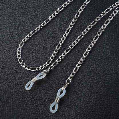 Silver Chain Necklace with Adjustable Length