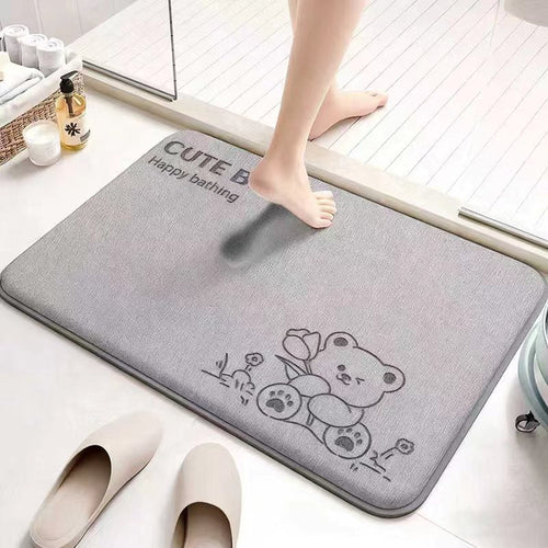 Cartoon Design Bath Mat – Highly Absorbent and Comfortable