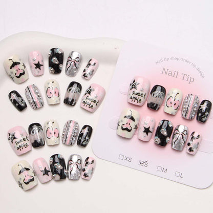 Set of Creative Press-On Nail Tips