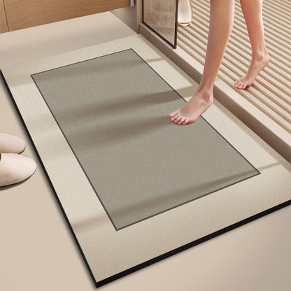 Water-Absorbing Bath Rug for Bathroom Flooring