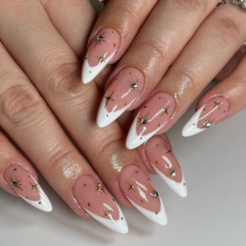 Press-On Nail Art Set with Animal Designs