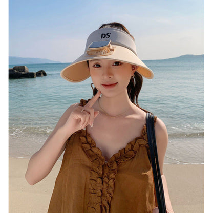 Breathable Headband Adjustable Sun Visor with Wide Brim