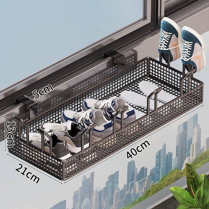 Over-the-Door Shoe Storage Rack with Adjustable Design