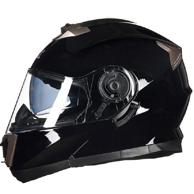 Full-Face Motorcycle Helmet with Aerodynamic Design