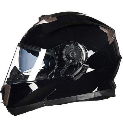 Full-Face Motorcycle Helmet with Aerodynamic Design
