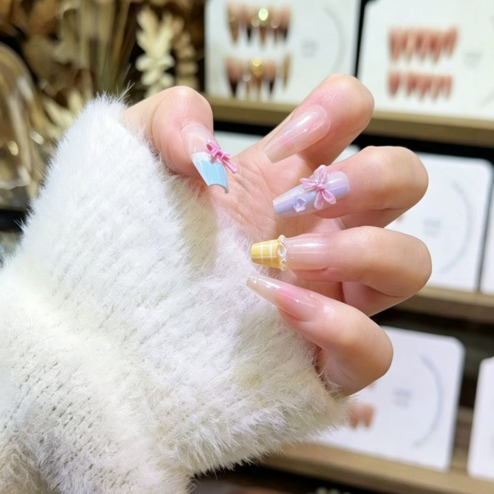 Glitter-Infused Press-On Nail Kit