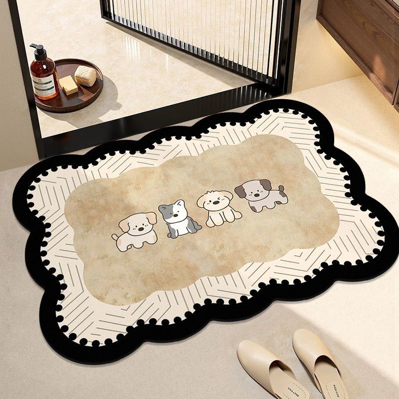 Cute Canine Design Welcome Mat