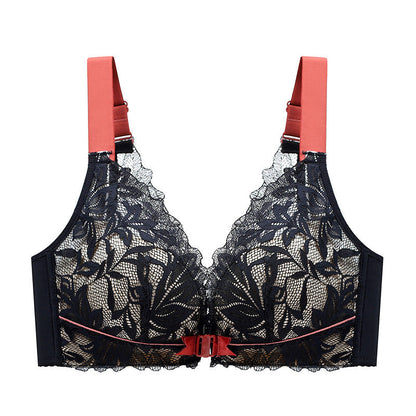 Front Closure Wireless Bra in Amber Color