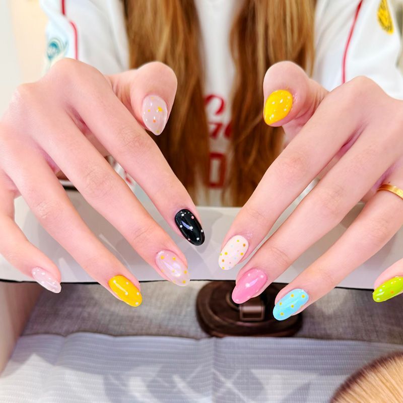 Glitter Nail Art Set with Ombre Design