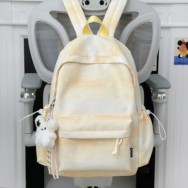 Charming School Backpack with Star Design