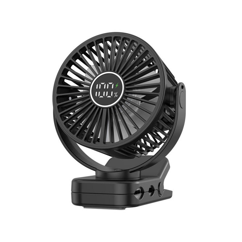 Clip-On Cooling Fan with Adjustable Features