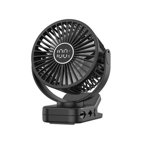 Clip-On Cooling Fan with Adjustable Features