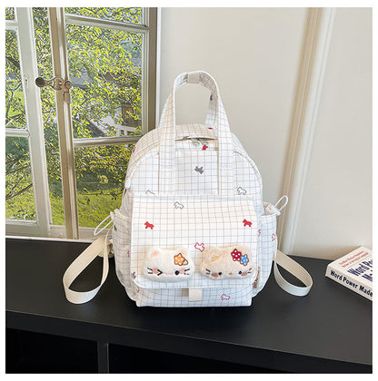 Cute Soft Toy Backpack with Animal Design