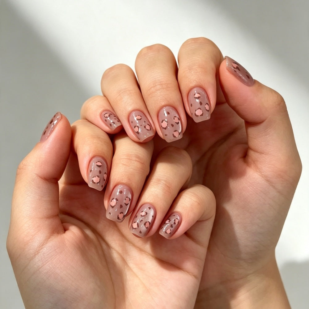 Modern Animal Print Acrylic Nail Set