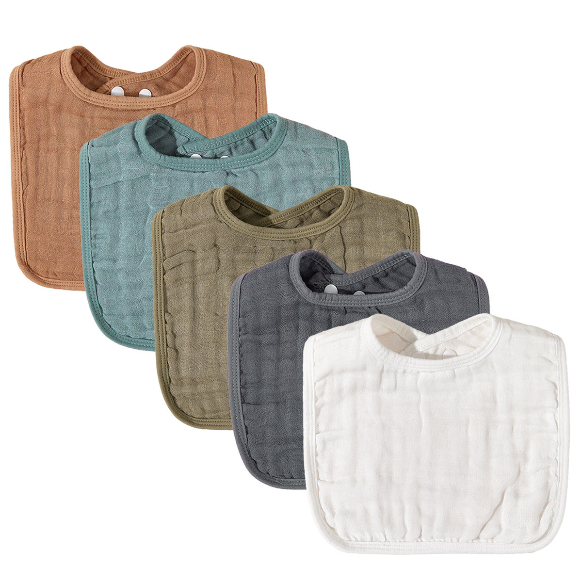 Adjustable Baby Bib Made of Cotton